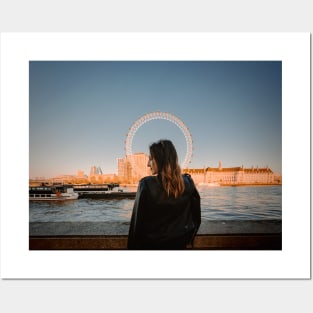 London Eye Portrait - London Posters and Art